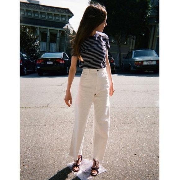 Rachel Comey Denim - Rachel Comey Wide Leg Legion Jean in Dirty White